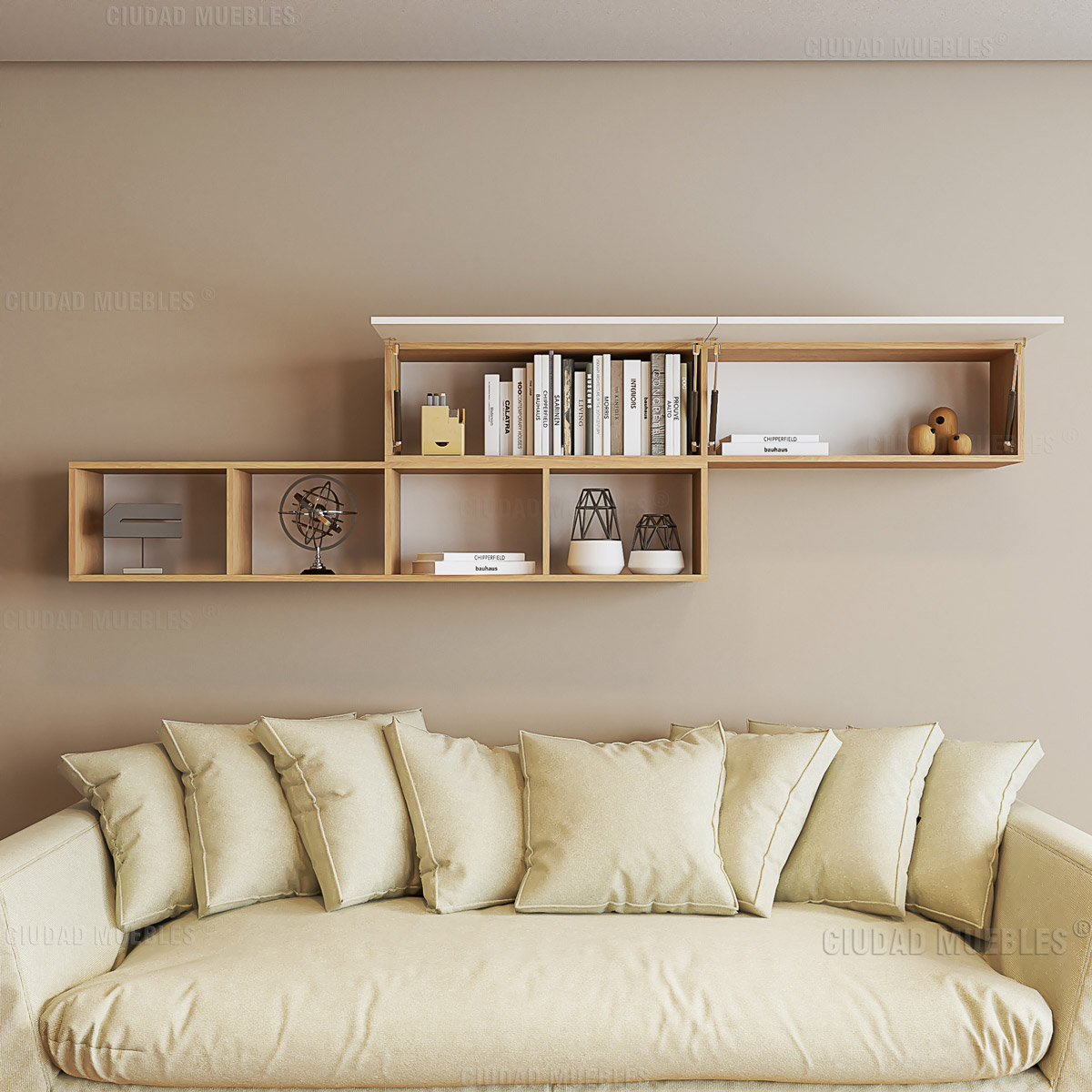Mueble de pared para living