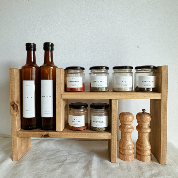 Repisa organizadora para cocina