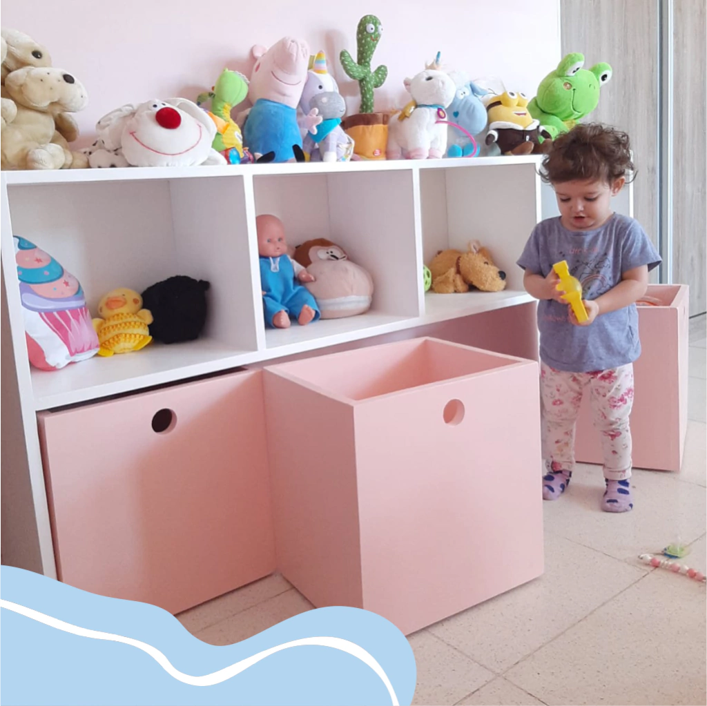 Mueble organizador infantil modular